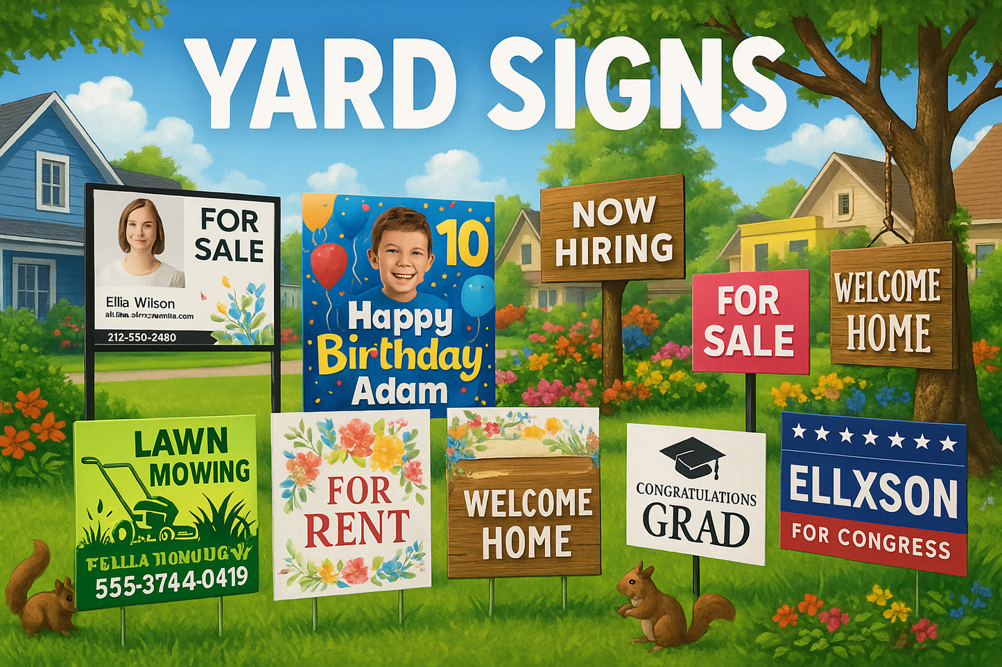 18X 24 Custom Yard sign